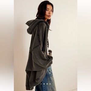 Free People We The Free Forever Yours Cardi - washed black - small